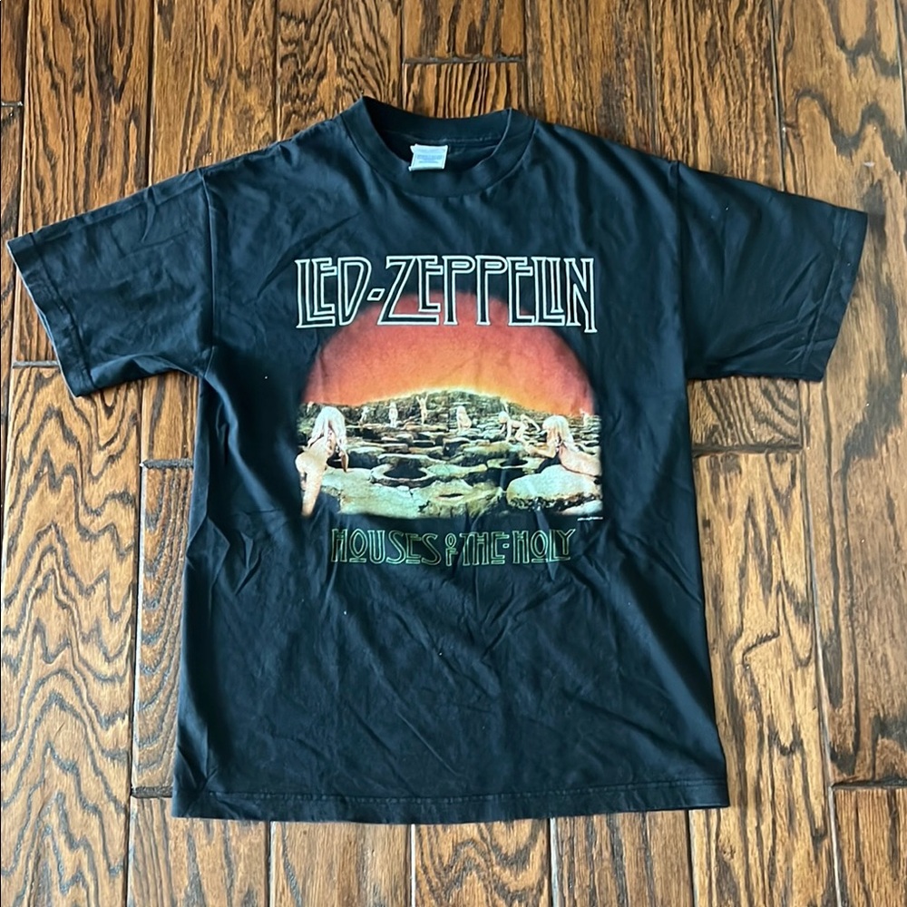 Vintage 2003 Led Zeppelin Black Graphic T-Shirt